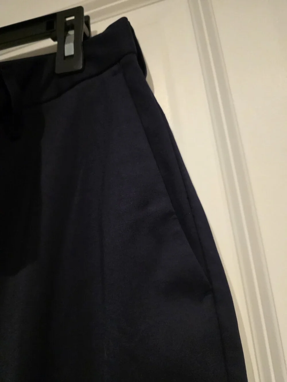 Mens Banana Republic Luxe Pant, Navy, 35x30
